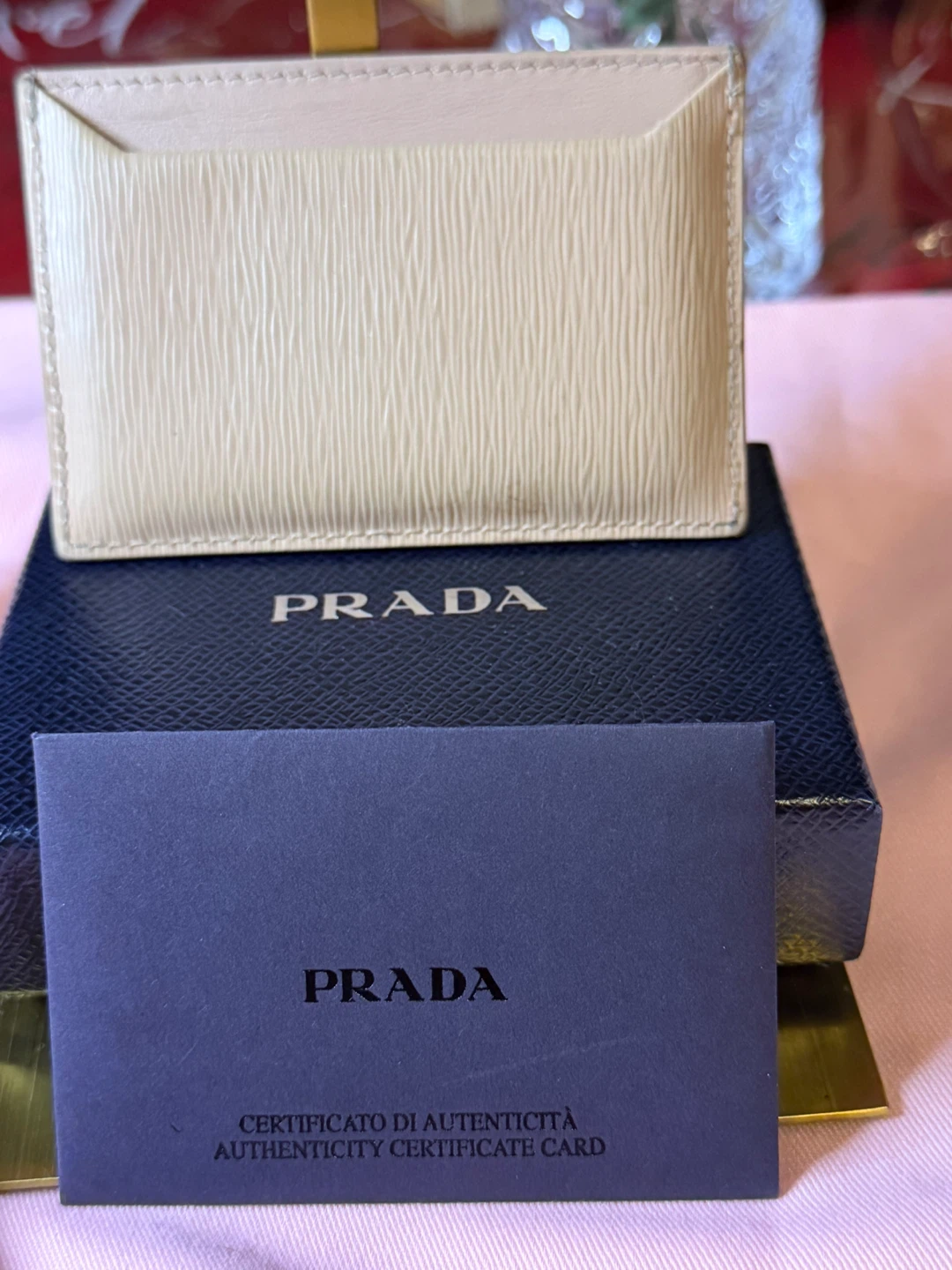 Prada Saffiano Leather Card Holder - photo 2