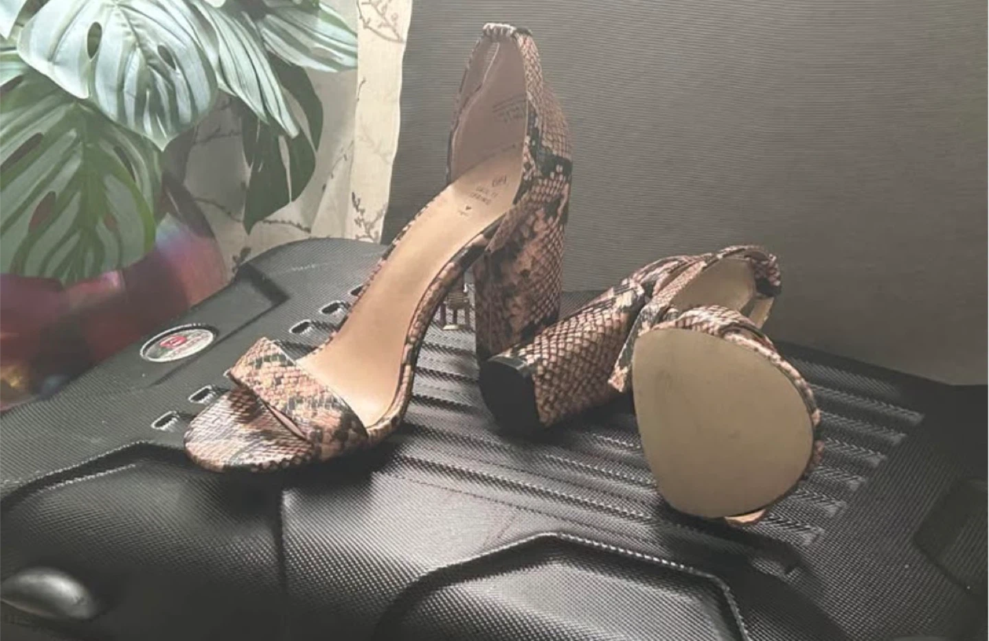 Call It Spring Snake Print Heels