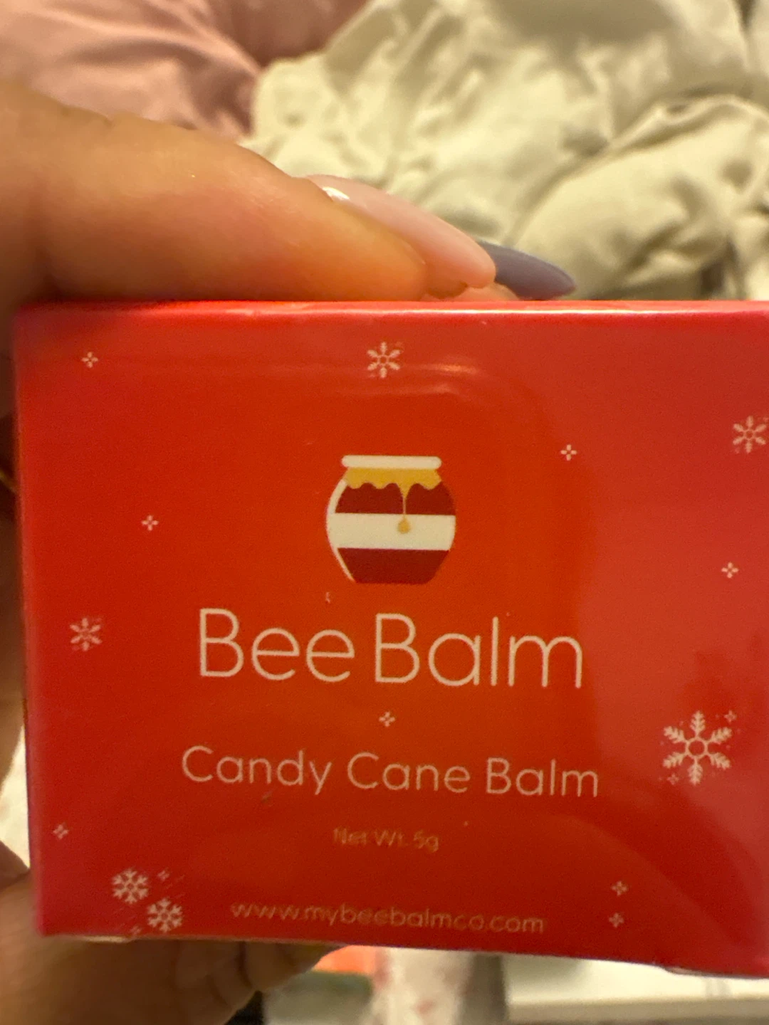 Bee Balm Candy Cane Lip Balm