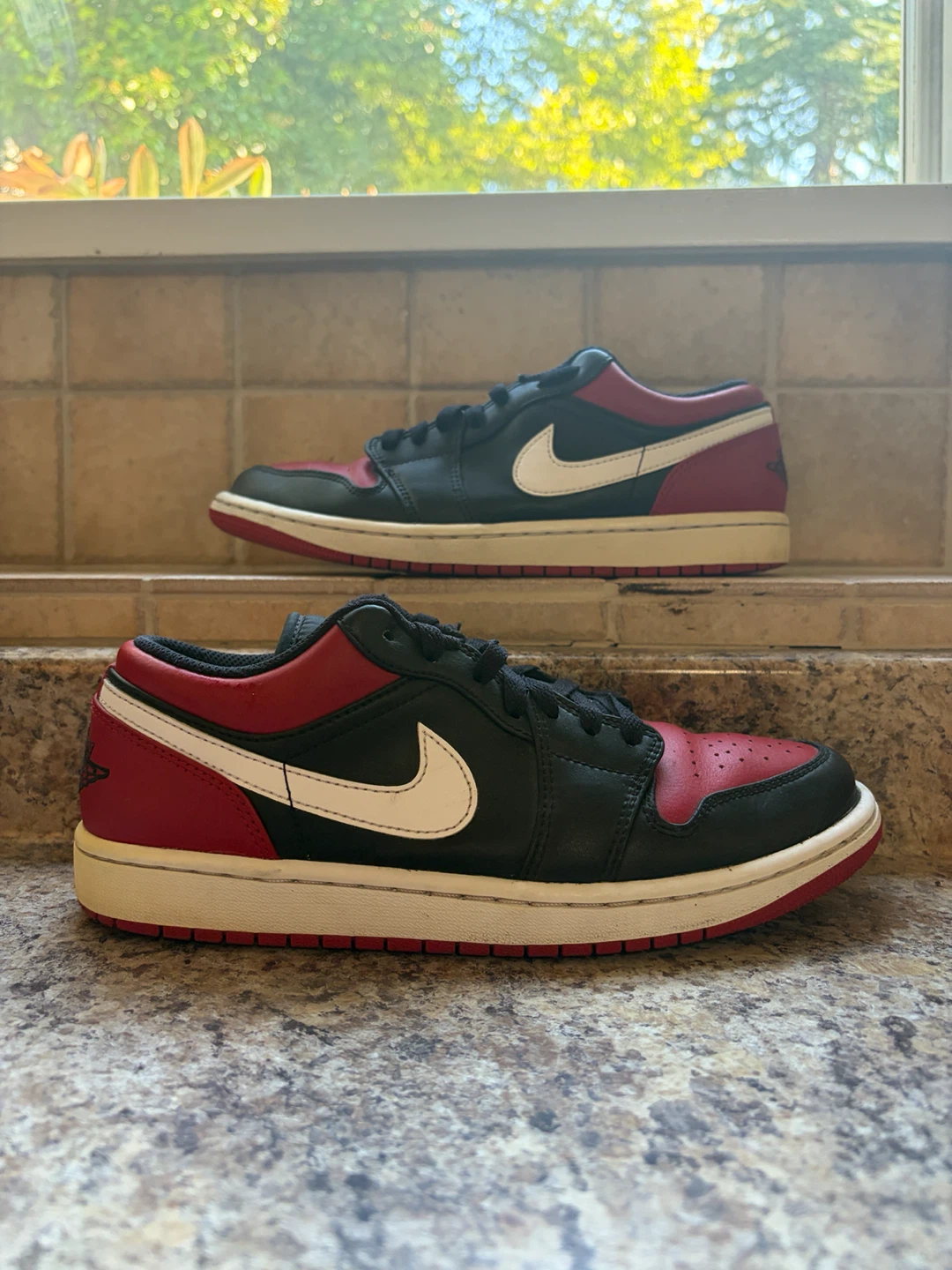 Nike Air Jordan 1 Low Black and Red