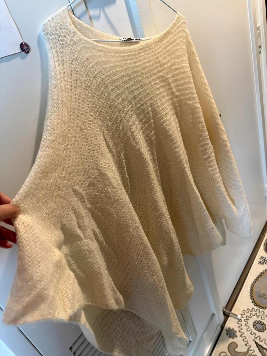 Zara cream open-knit sweater - photo 5