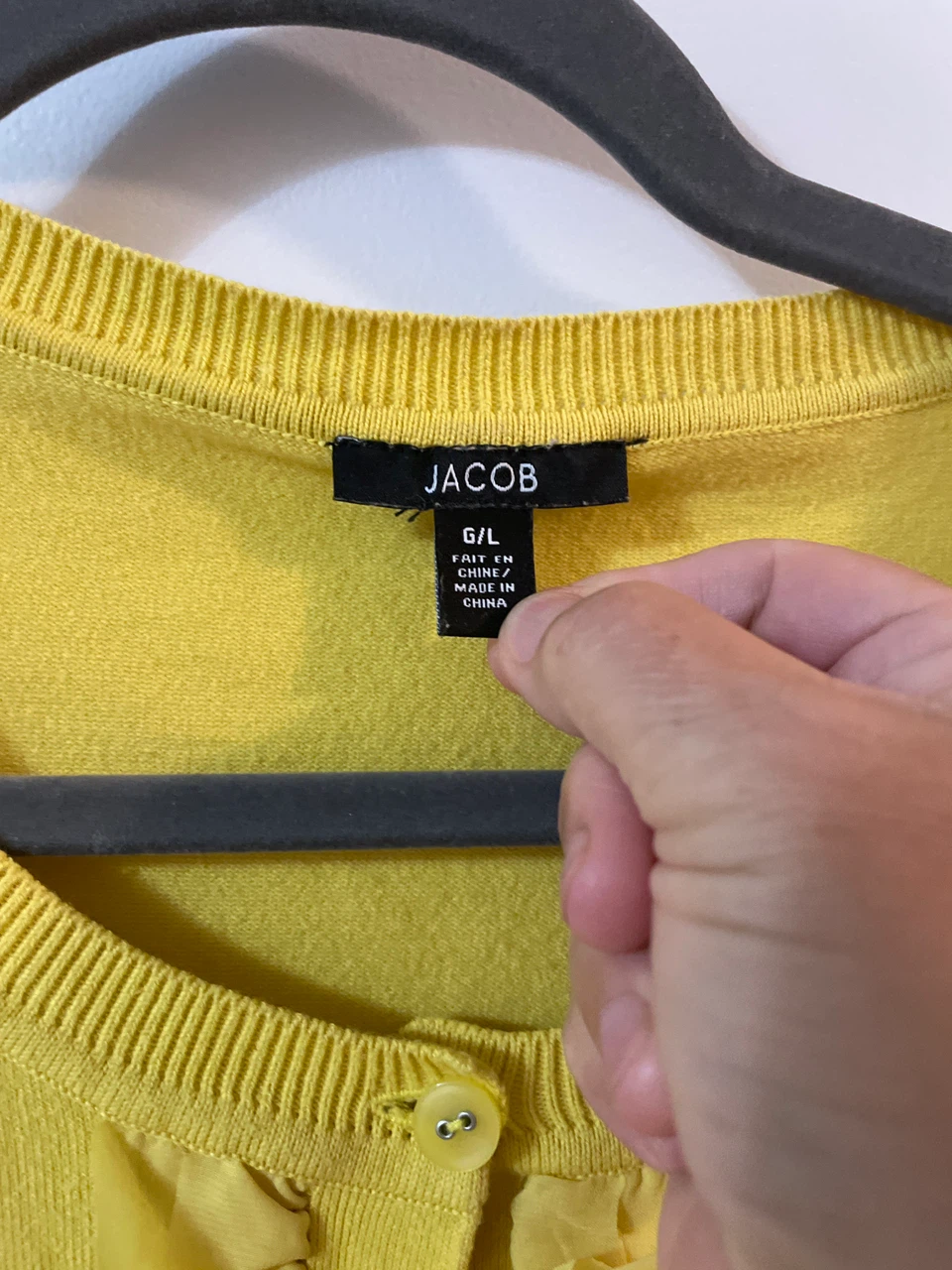 Jacob yellow short-sleeve cardigan - photo 2