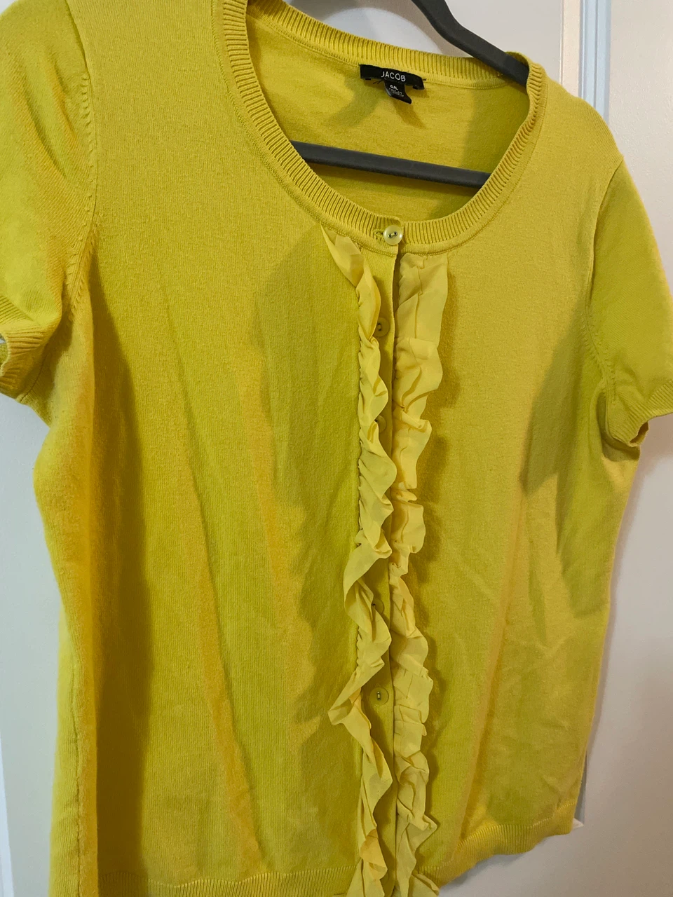Jacob yellow short-sleeve cardigan - photo 3