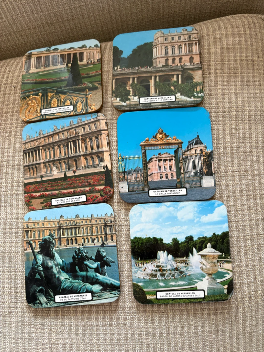 Set of 6 Chateau de Versailles Coasters