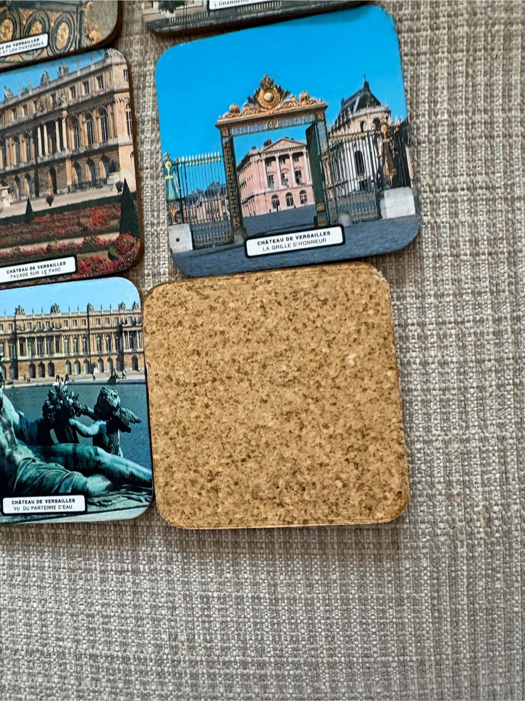 Set of 6 Chateau de Versailles Coasters - photo 2
