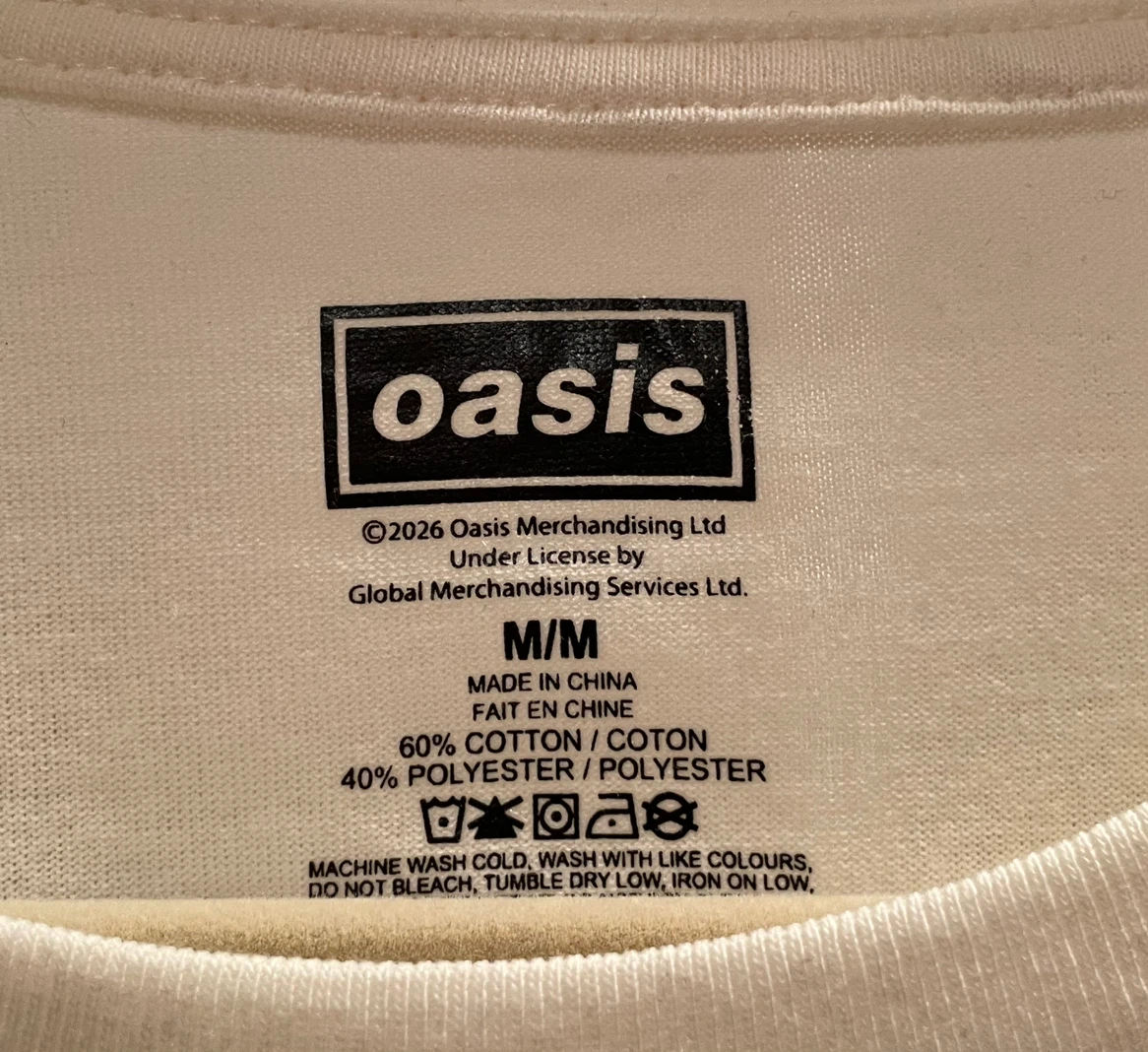 Oasis Definitely Maybe Colour Graphic T Shirt New - photo 3