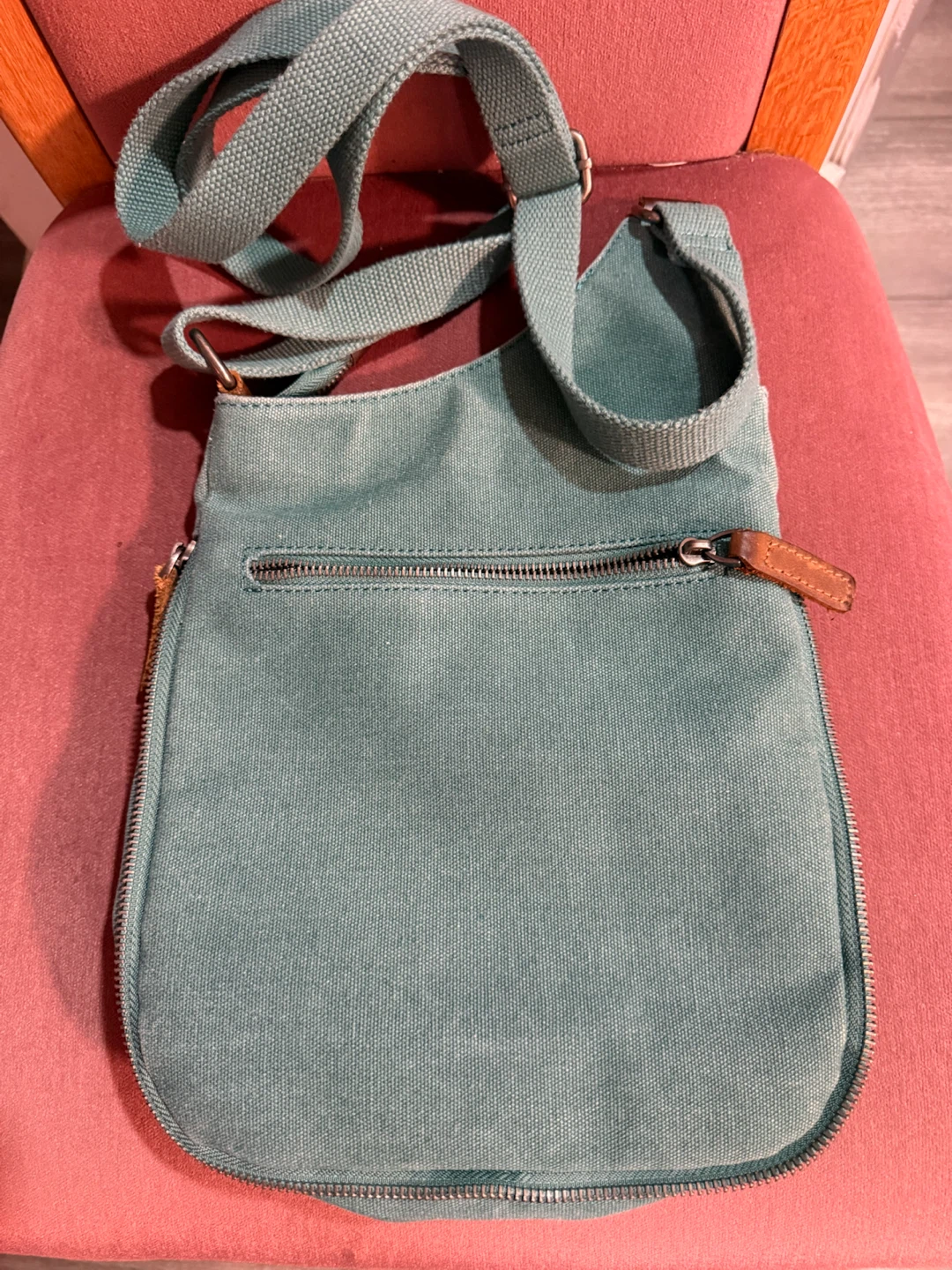 DaVan Teal Canvas Crossbody Bag - photo 2