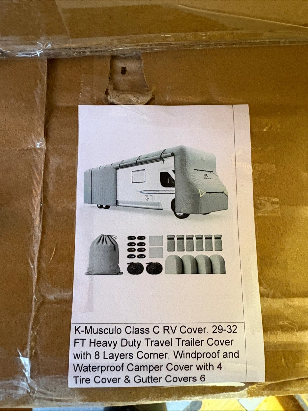 Class C RV Cover 29-32ft