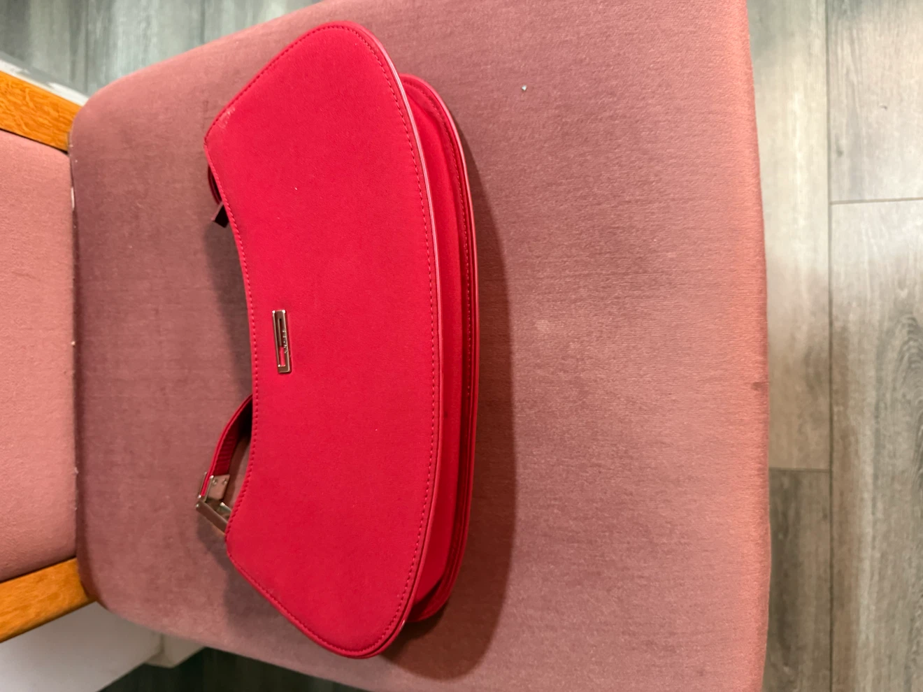 Guess red baguette shoulder bag - photo 2