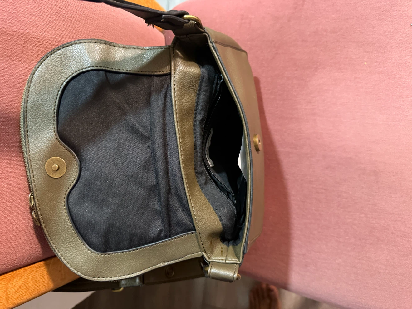 Olive Green Crossbody Bag - photo 2