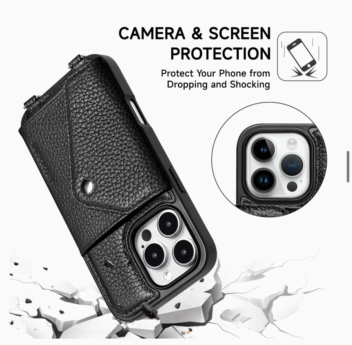 Leather Phone Wallet Case - photo 4
