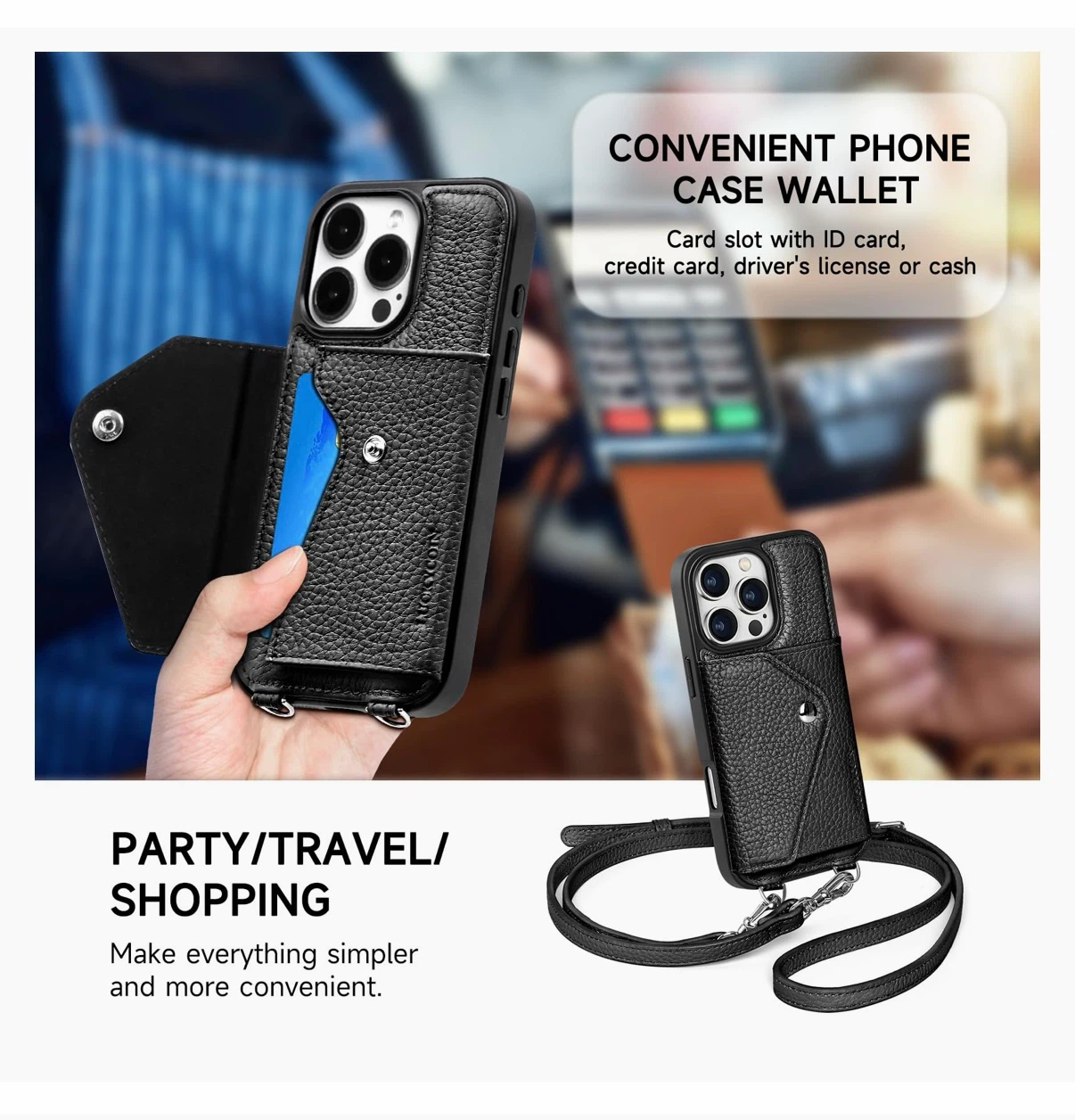 Leather Phone Wallet Case - photo 5