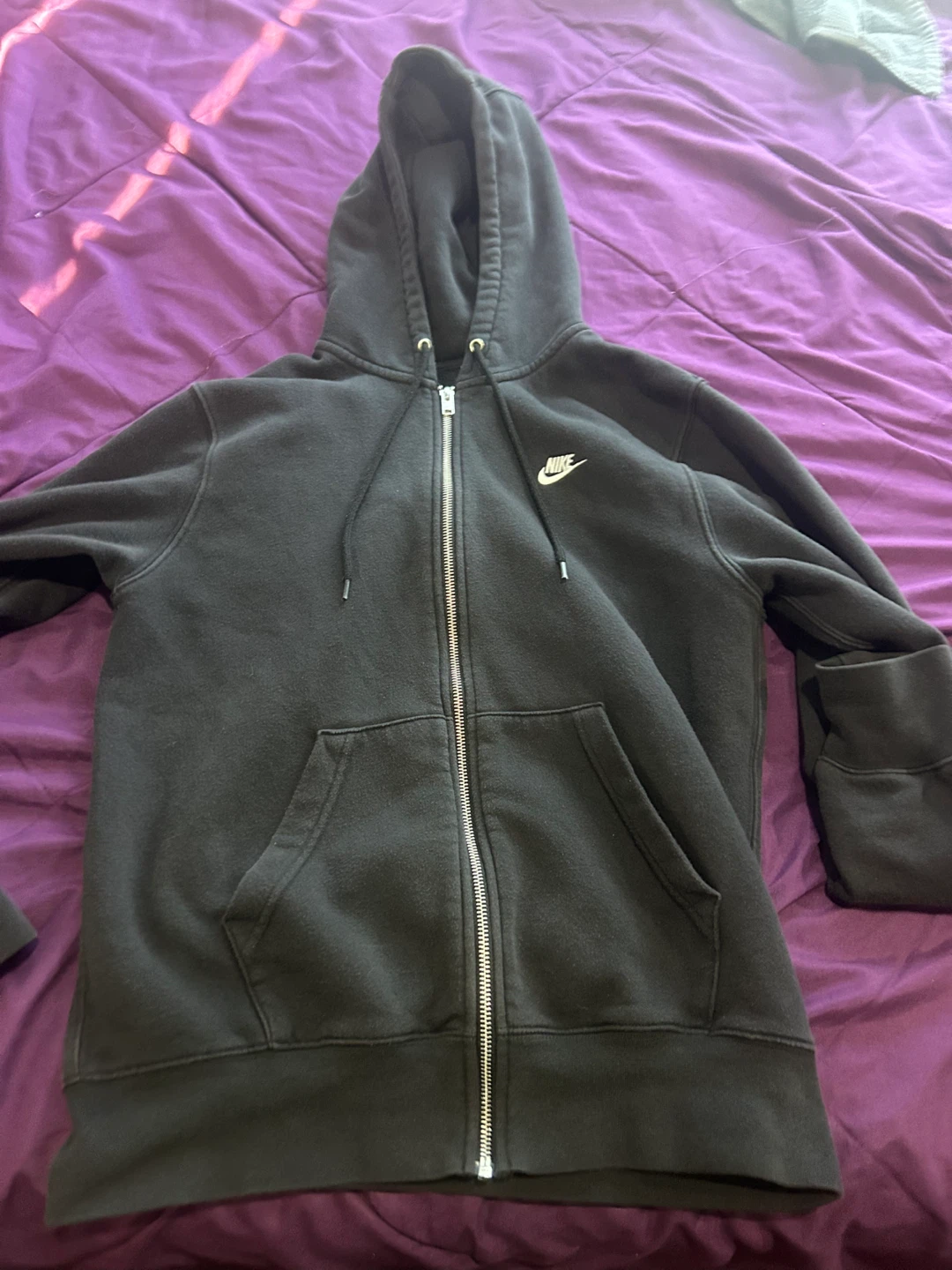 Nike Full Zip Hoodie Black
