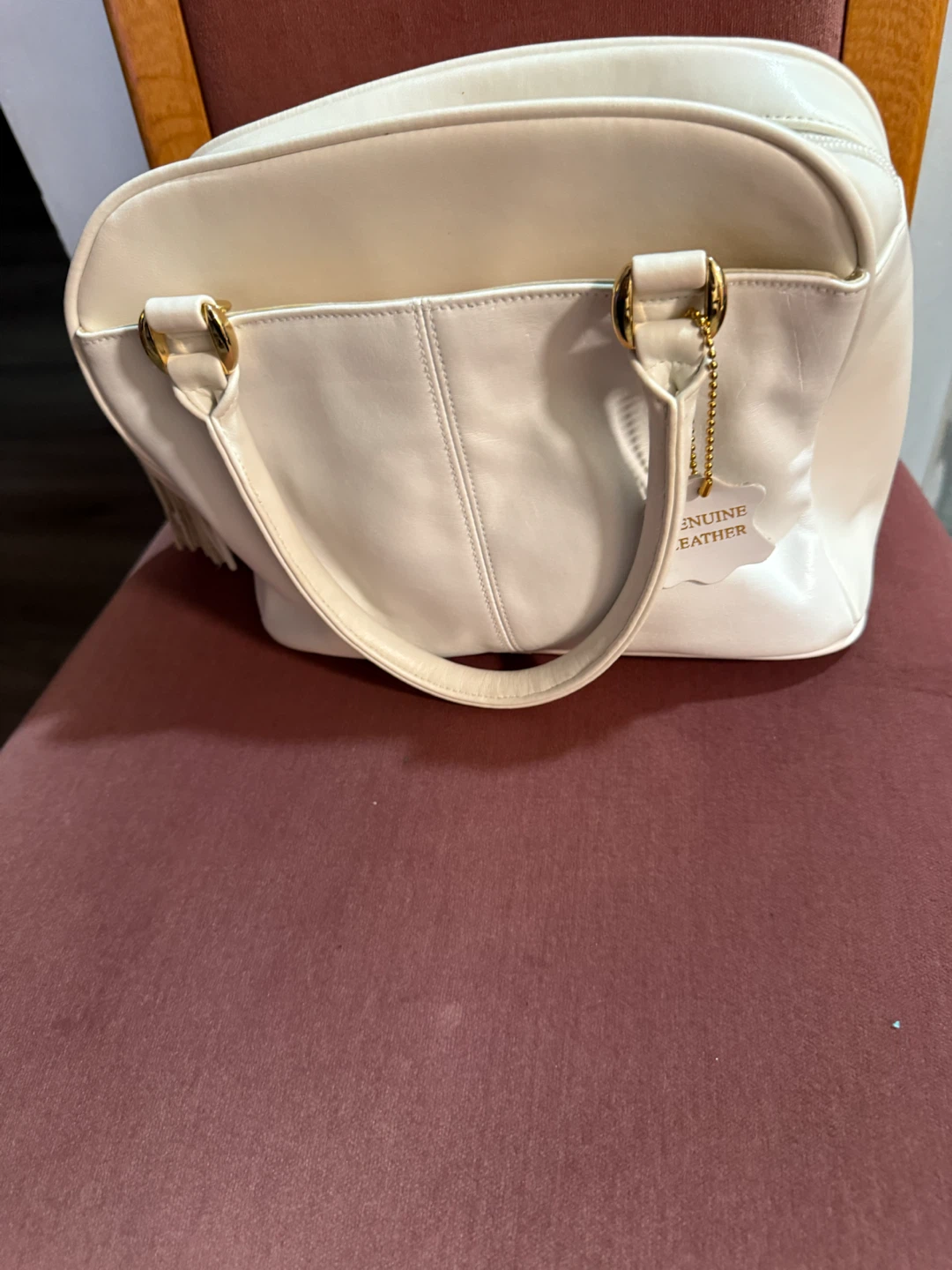 Giani Bernini White Leather Handbag - photo 3