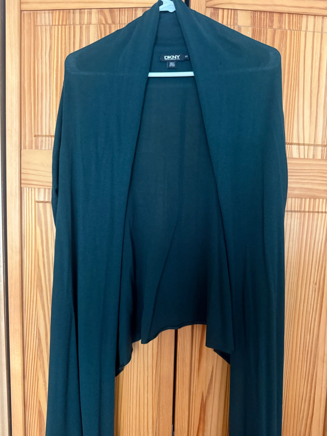 🏈DKNY Green Open Cardigan - photo 2