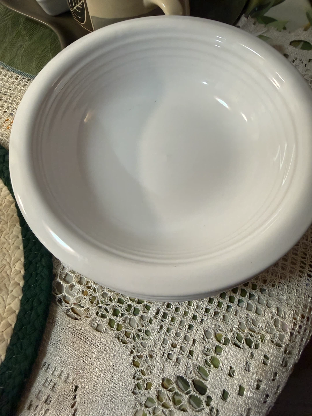 Fiesta White Cereal Bowls - Set of 4
