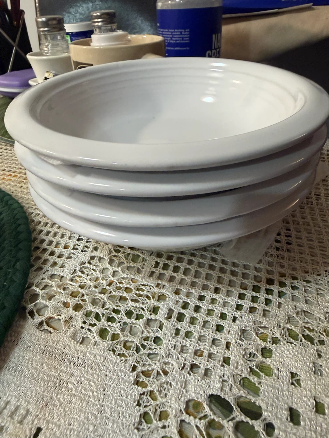 Fiesta White Cereal Bowls - Set of 4 - photo 2