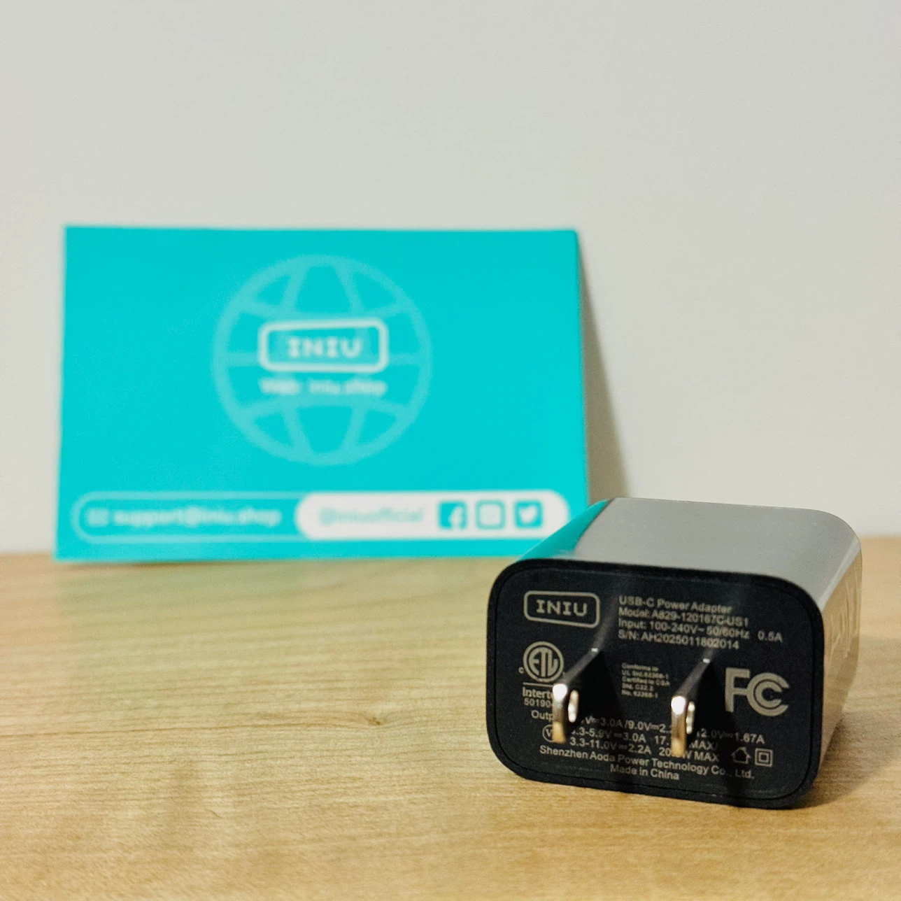 20w USB-C Wall Plug Charger INIU - Brand New 🏈 - photo 2