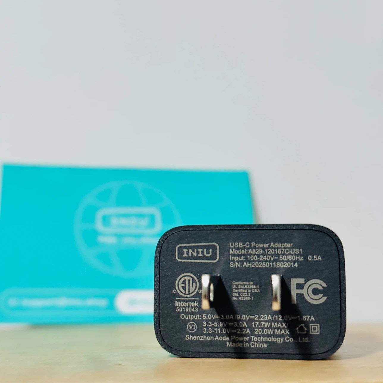 20w USB-C Wall Plug Charger INIU - Brand New 🏈 - photo 3