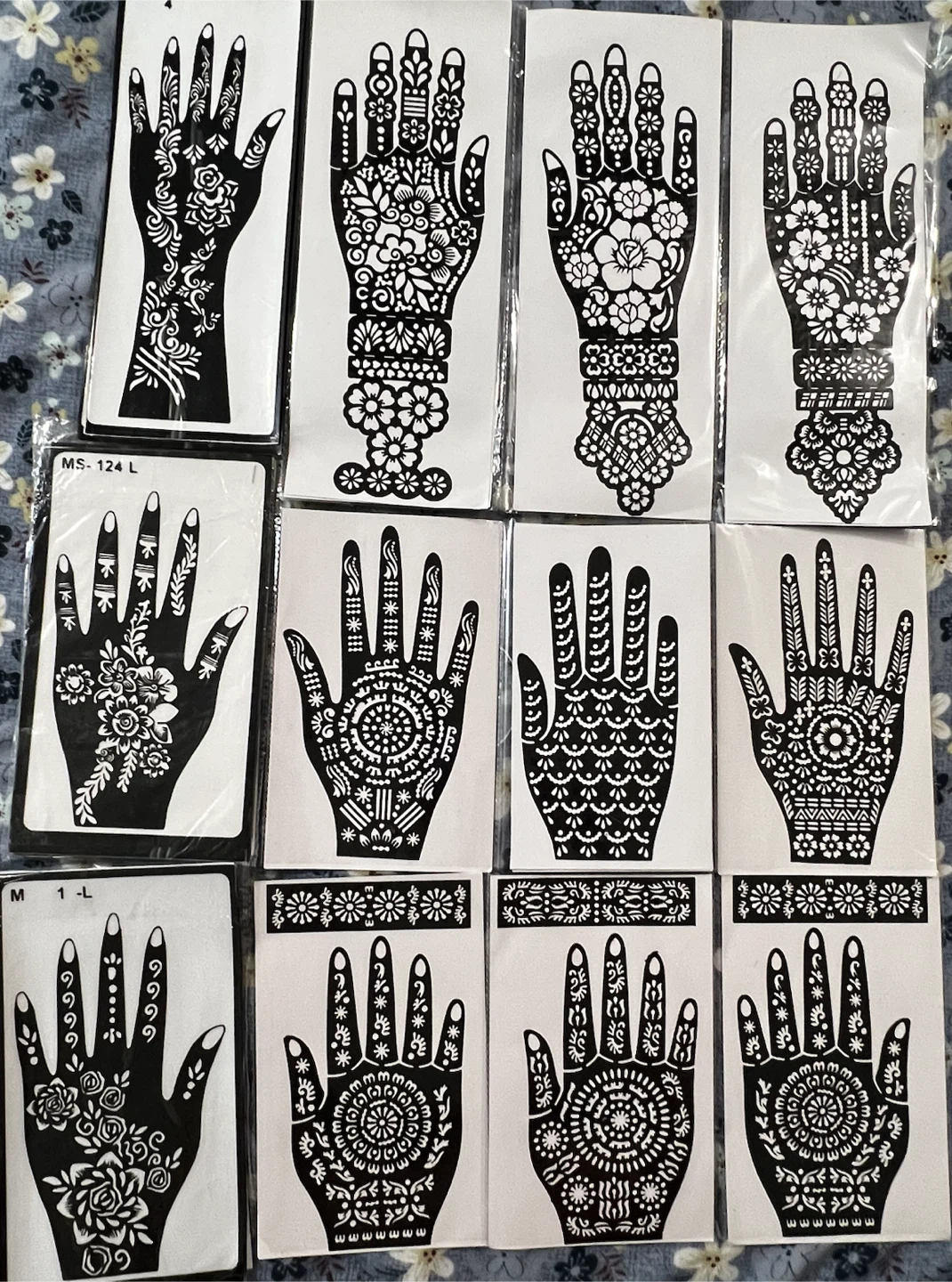 Henna Tattoo Stencils - Assorted Designs - photo 2
