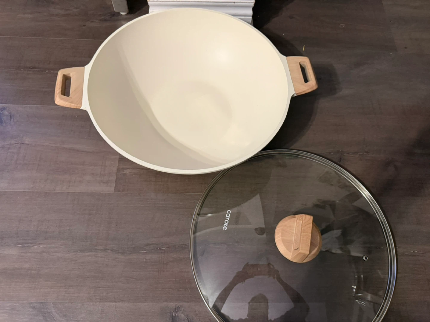 Carote Nonstick Ceramic Wok with Lid - photo 3