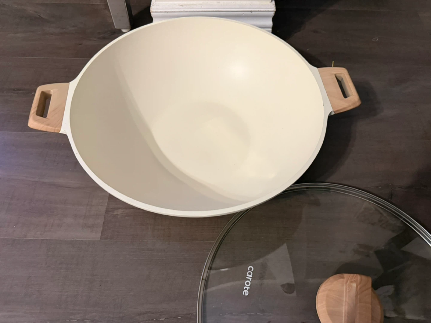 Carote Nonstick Ceramic Wok with Lid - photo 2