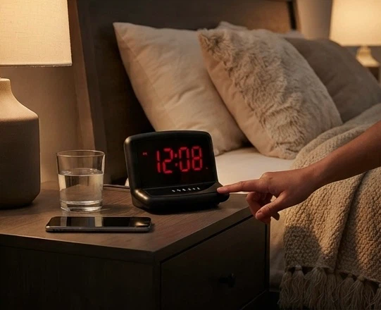 Westclox Red Digital Alarm Clock