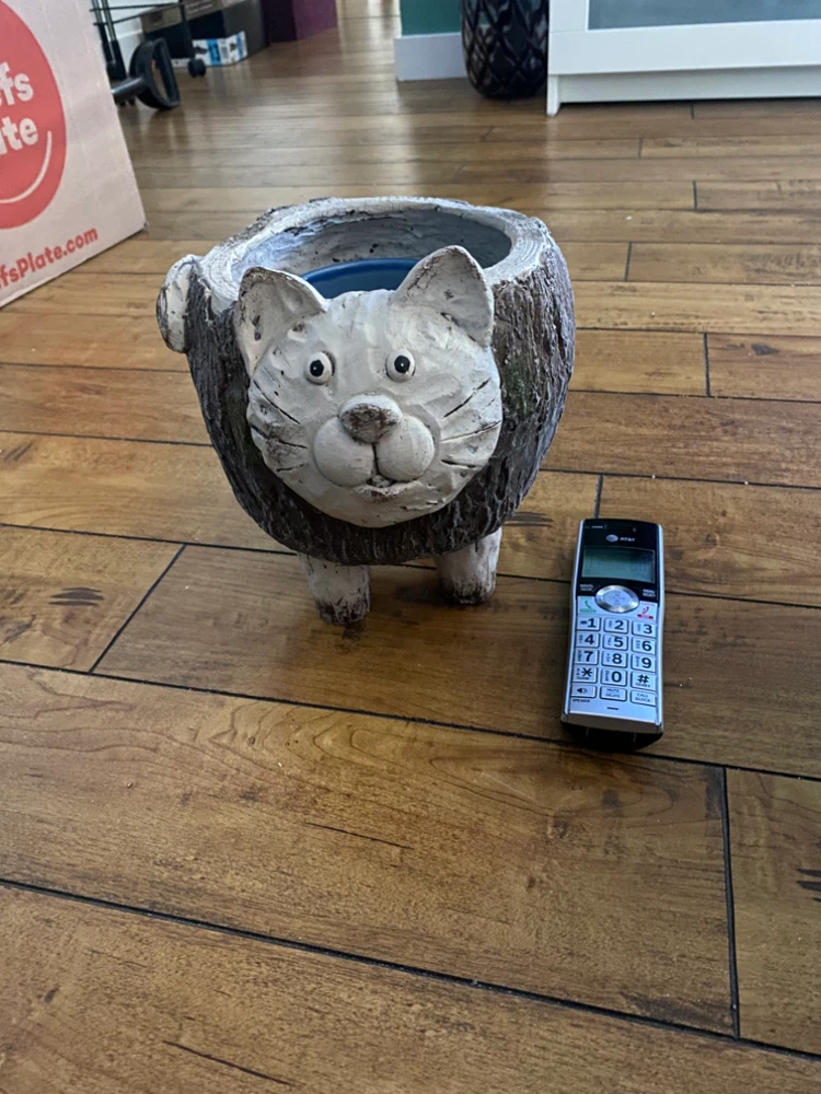 Decorative Cat Planter - photo 2