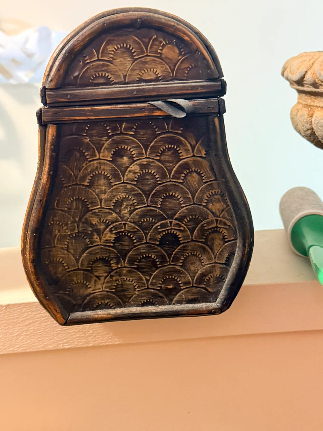 Decorative Wooden Trinket Chest - photo 2