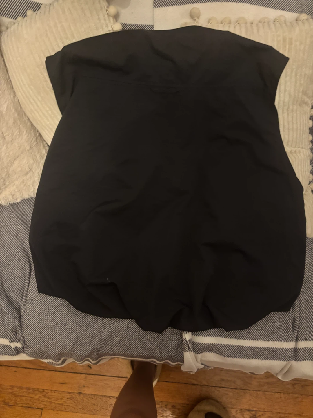 Black Sleeveless Zip-Up Vest Size S - photo 3