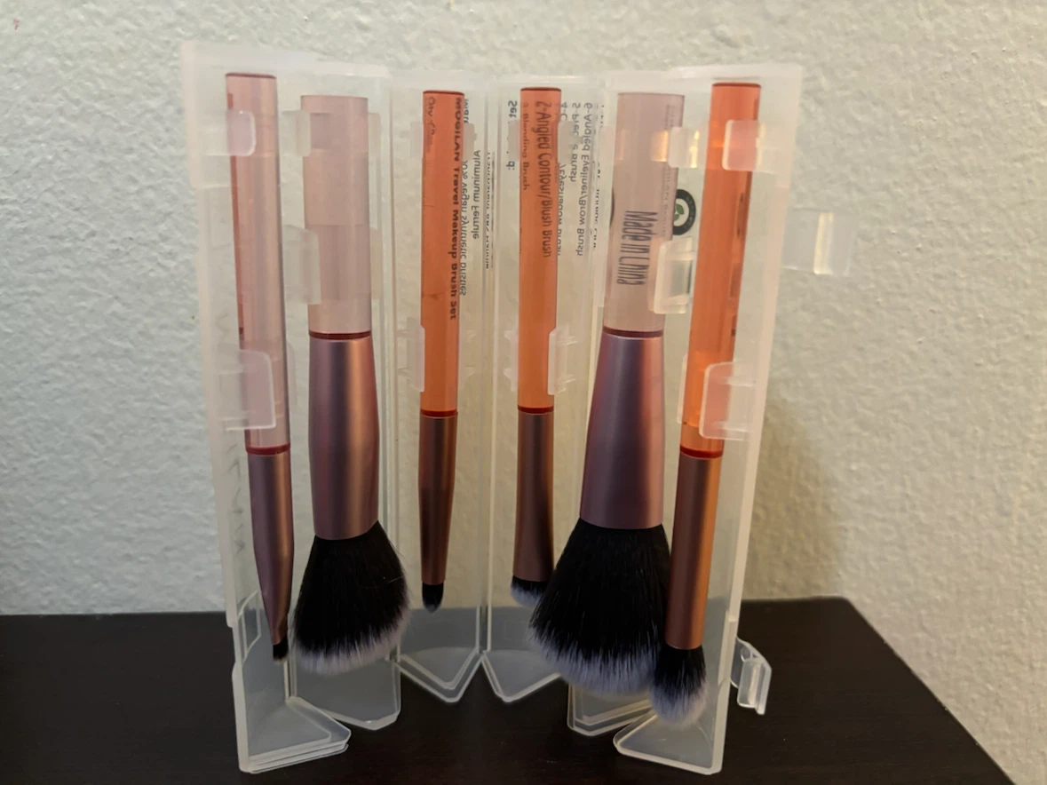 NEW-Mogilan Travel Makeup Brush Set