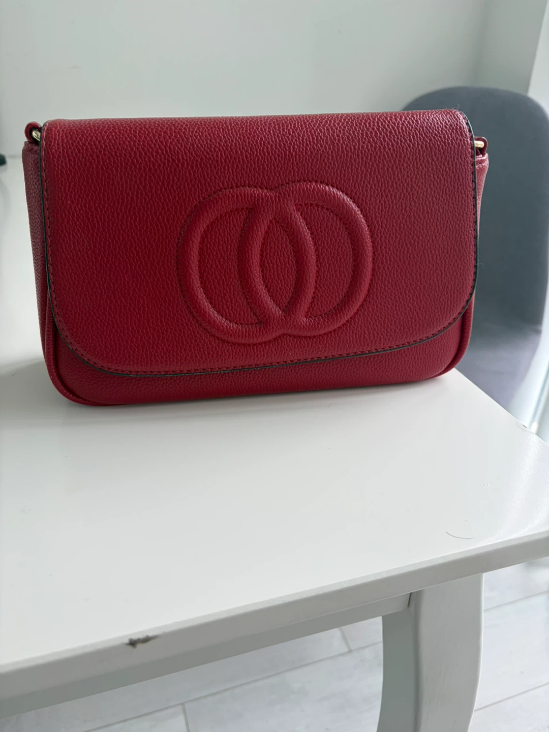 Red Galz Crossbody Bag never used