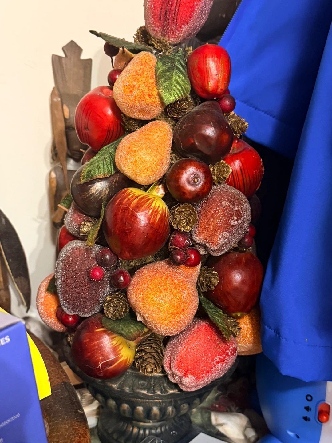 Decorative Fruit Cone Tabletop Ornament