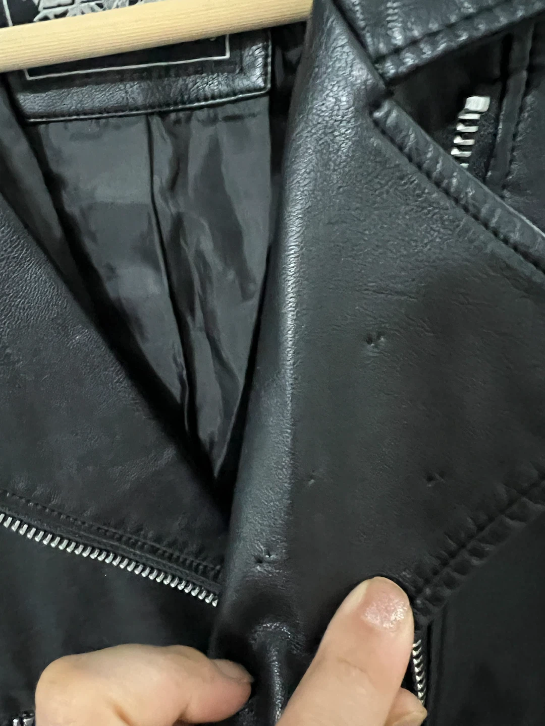Levi Strauss & Co. Black Faux Leather Jacket - photo 3