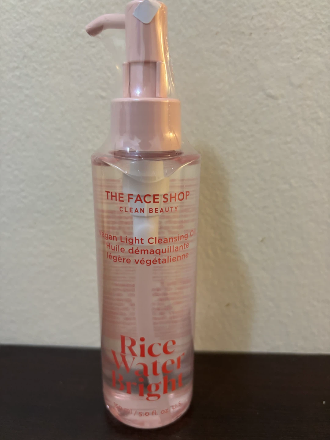 NEW-The Face Shop Rice Water Bright Vegan Light Cleansing Oil