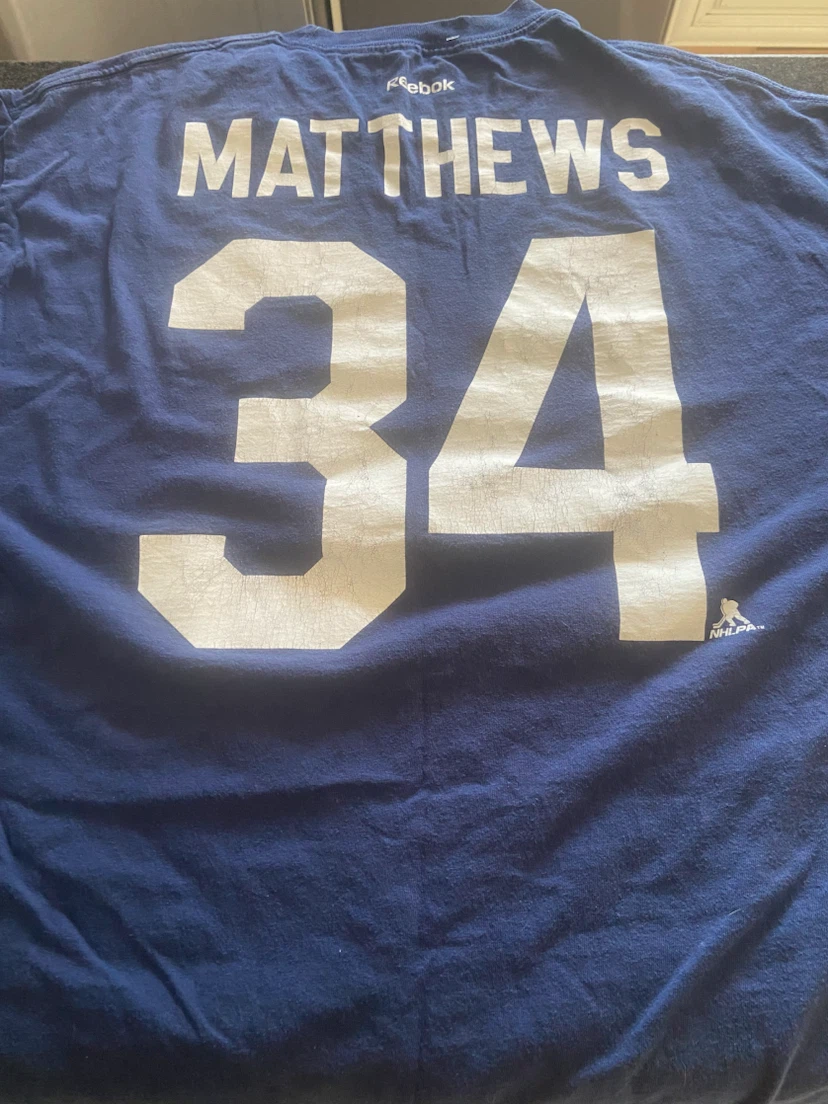 Reebok Toronto Maple Leafs Matthews 34 T-Shirt - photo 5