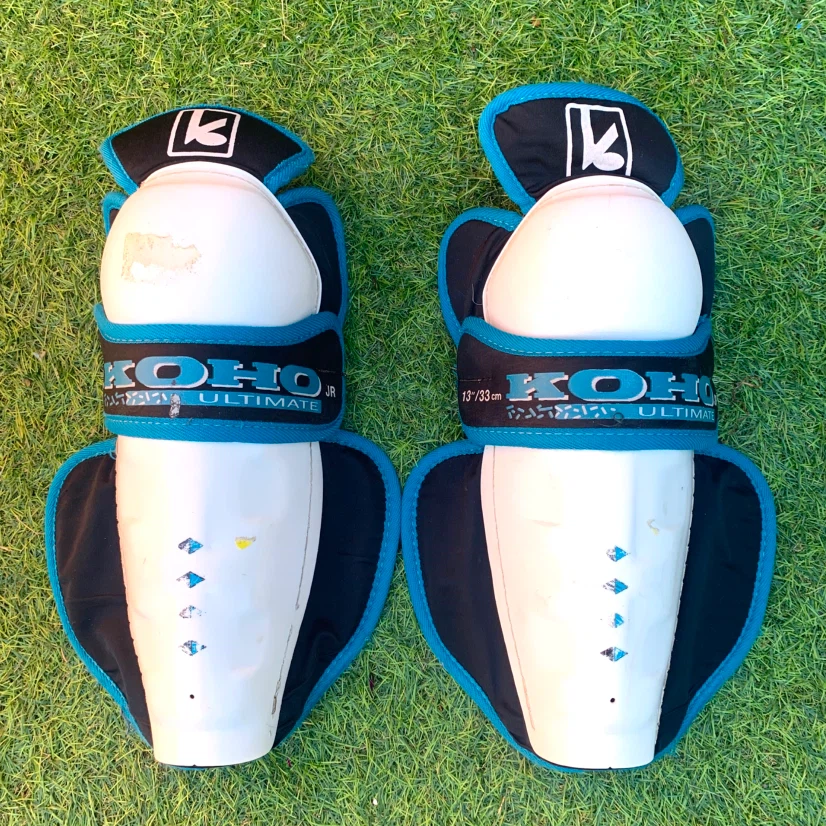 Junior Hockey Shin Guards 13" Youth Ice Hockey Leg Pads Gear