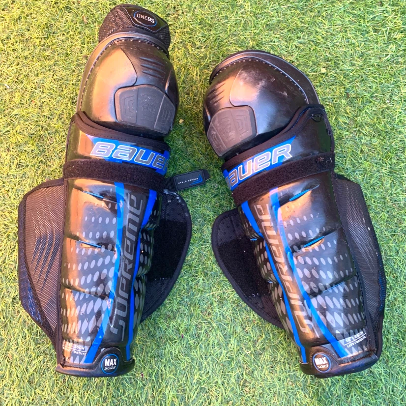 Hockey Shin Guards 14" Ice Hockey Shin Pads Leg Protection Adult