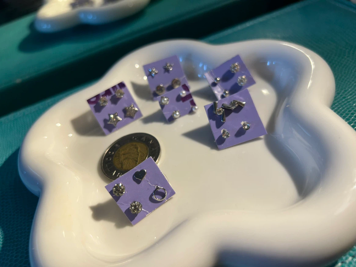 Set of Assorted Stud Earrings - photo 2