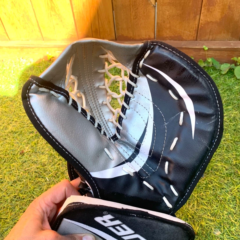 Goalie Catching Glove Left Hand Hockey Goaltender Catcher - photo 2