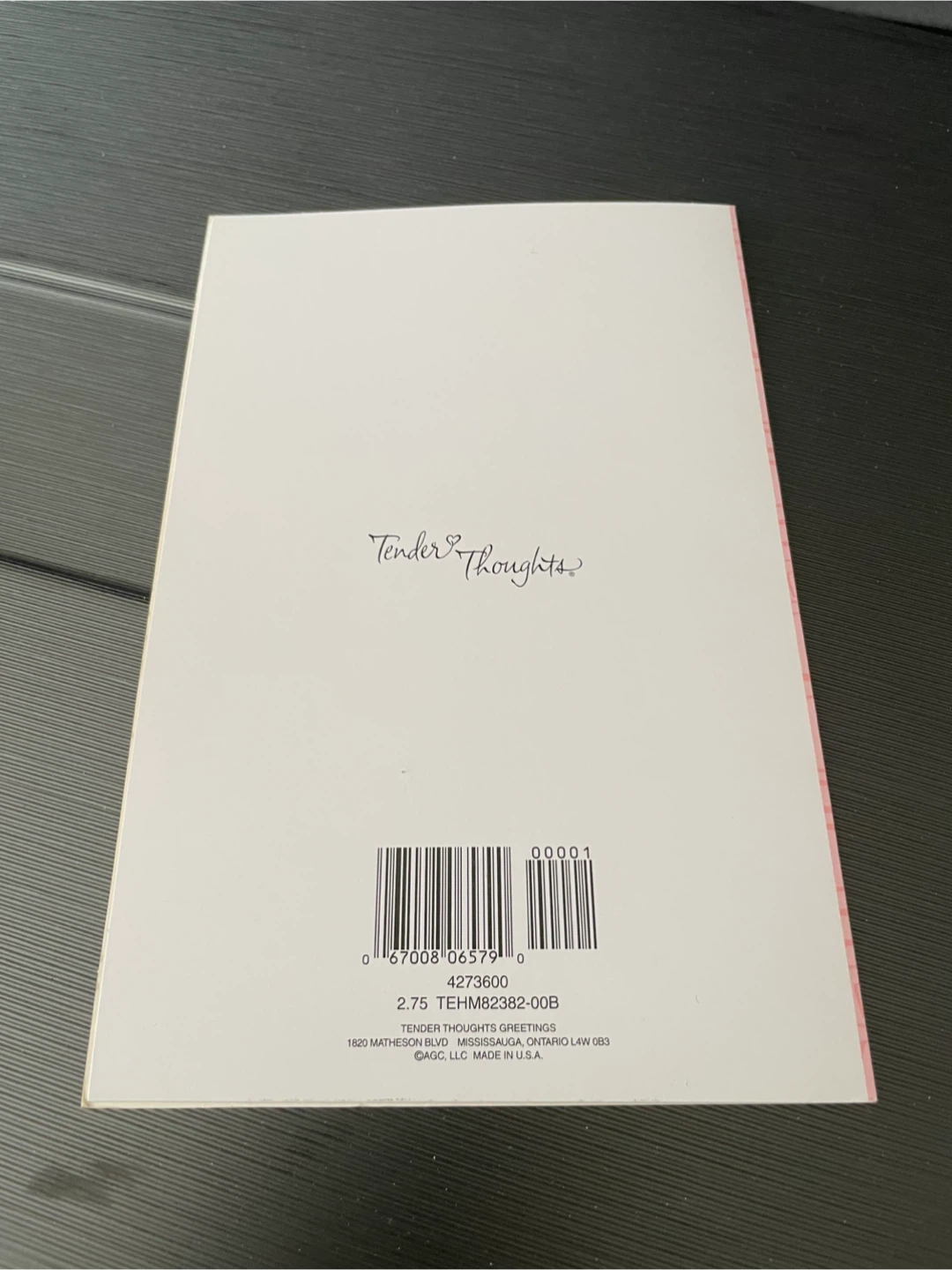 Tender Thoughts Birthday Greeting Card 🏈 - photo 3
