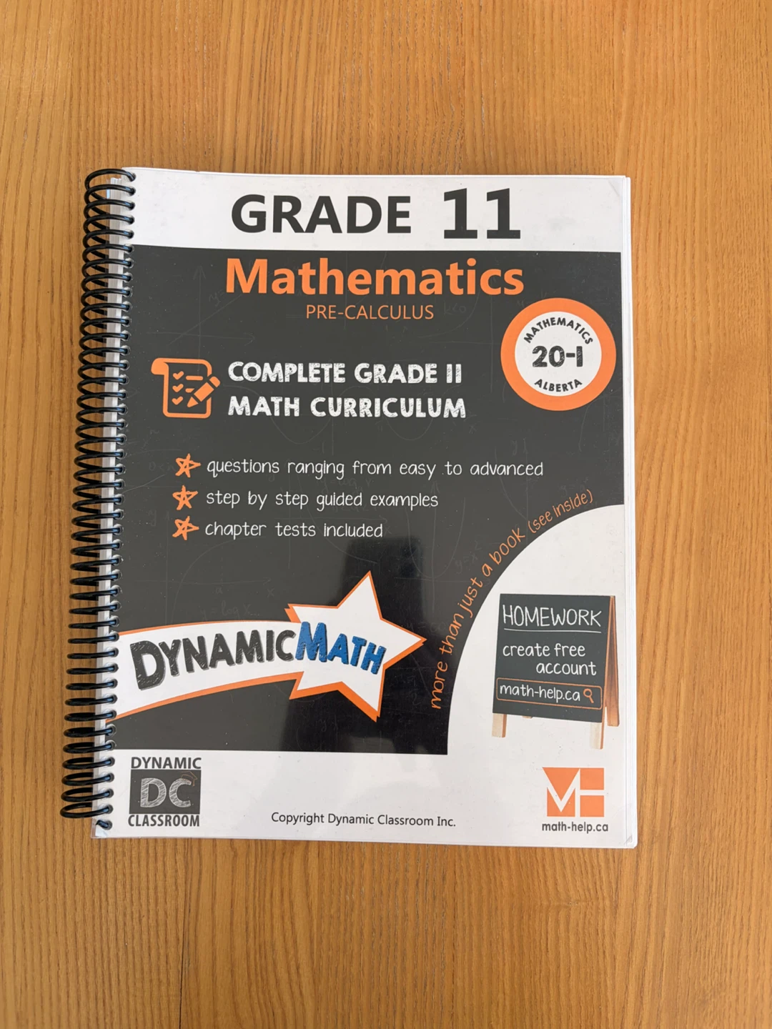 DynamicMath Grade 11 Pre-Calculus 20-1 Textbook