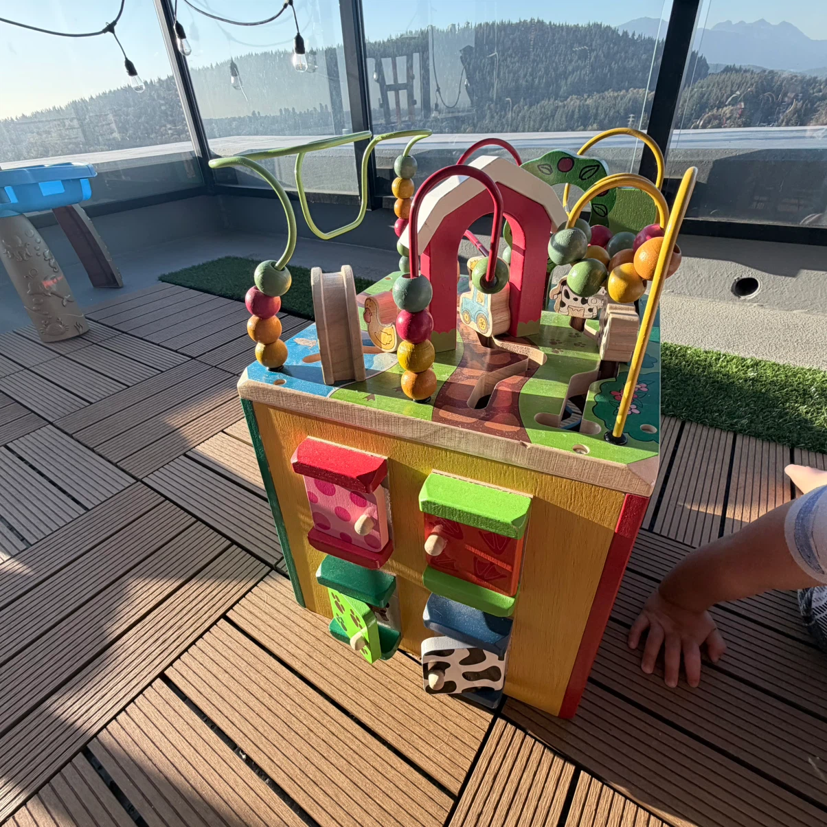 Battat Wooden Activity Cube