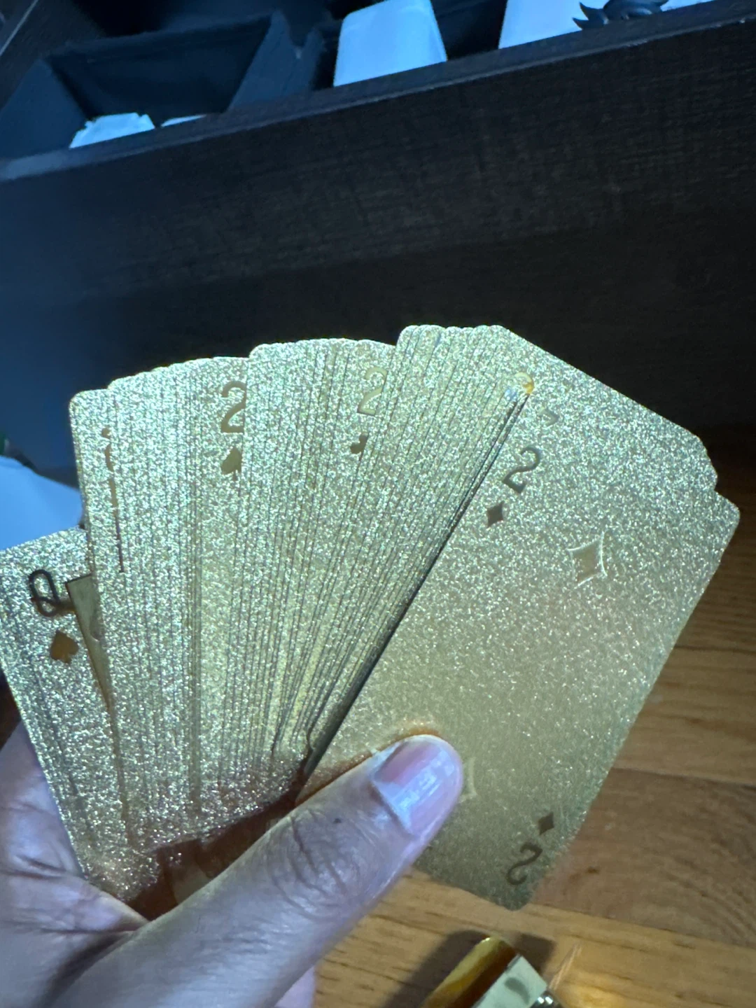 Gold plated Foil Playing Cards 🏈