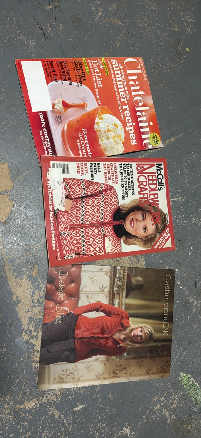 Set of 3 Vintage Craft and Lifestyle Magazines