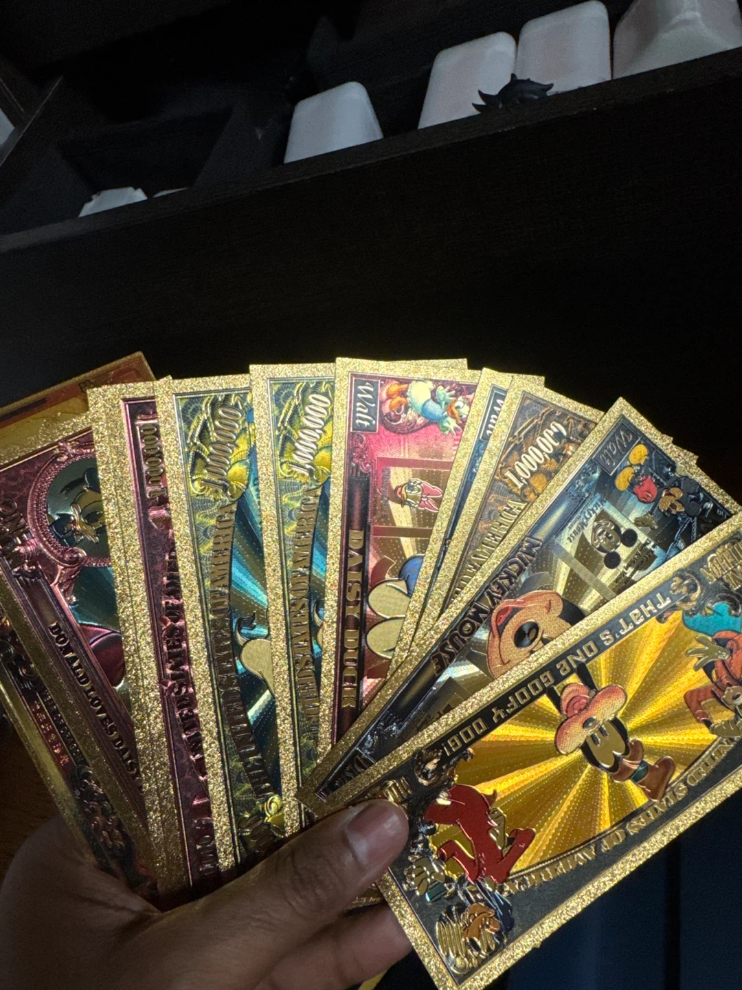 10 Disney Gold Foil Banknote Set 🏈