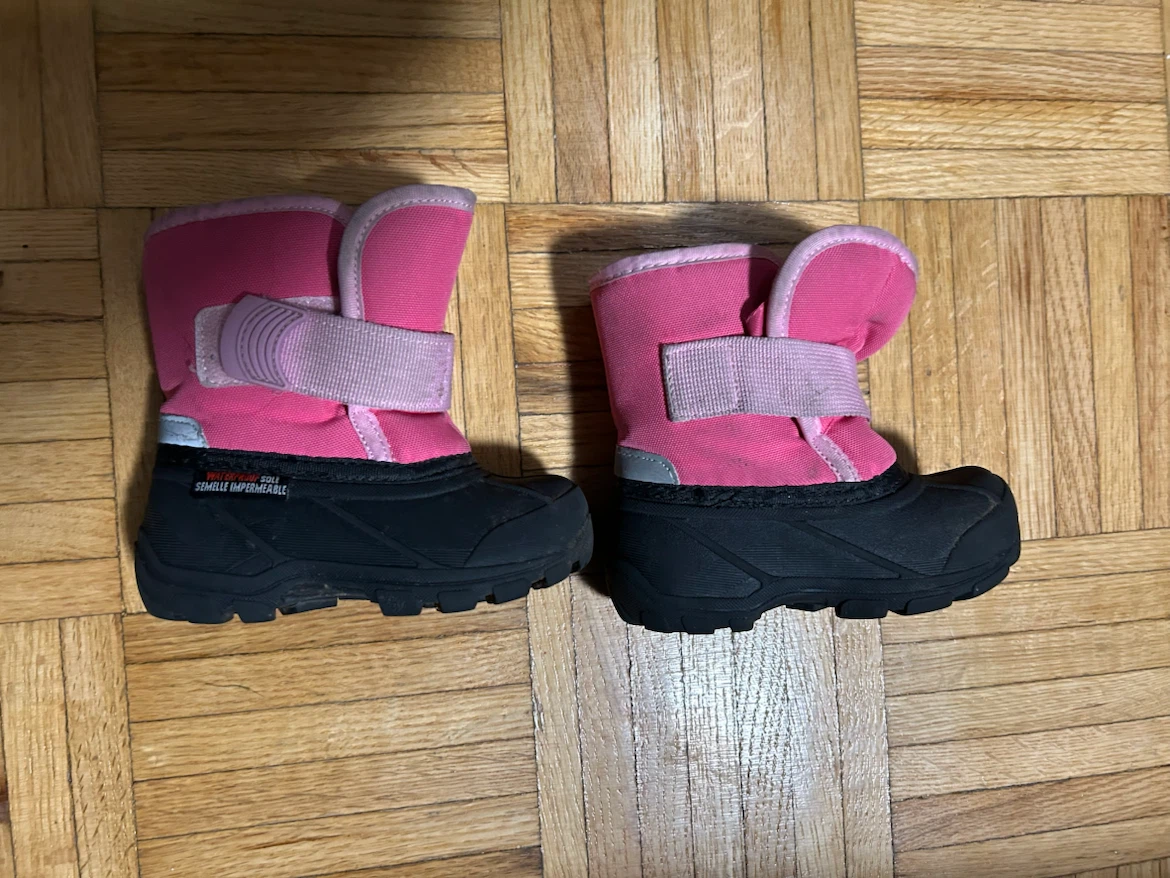 Pink Children's Winter Boots Size 7