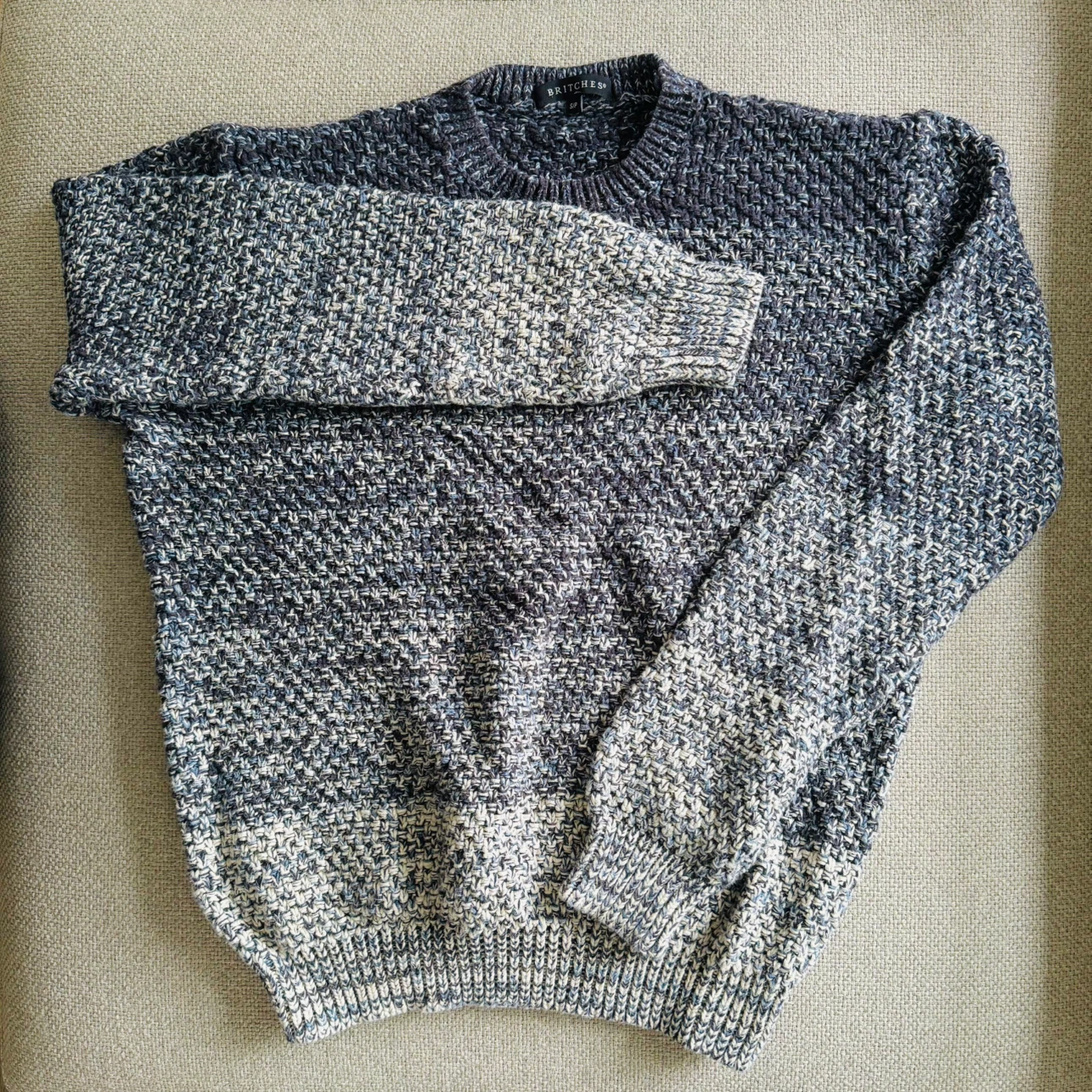 Britches Knit Crew Neck Sweater 🏈