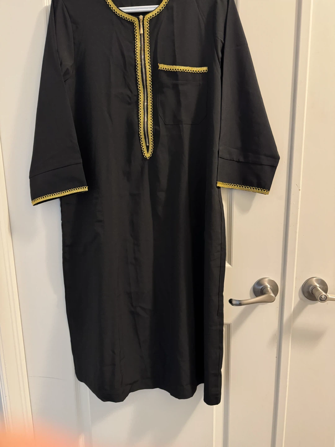 Black and gold kids thobe