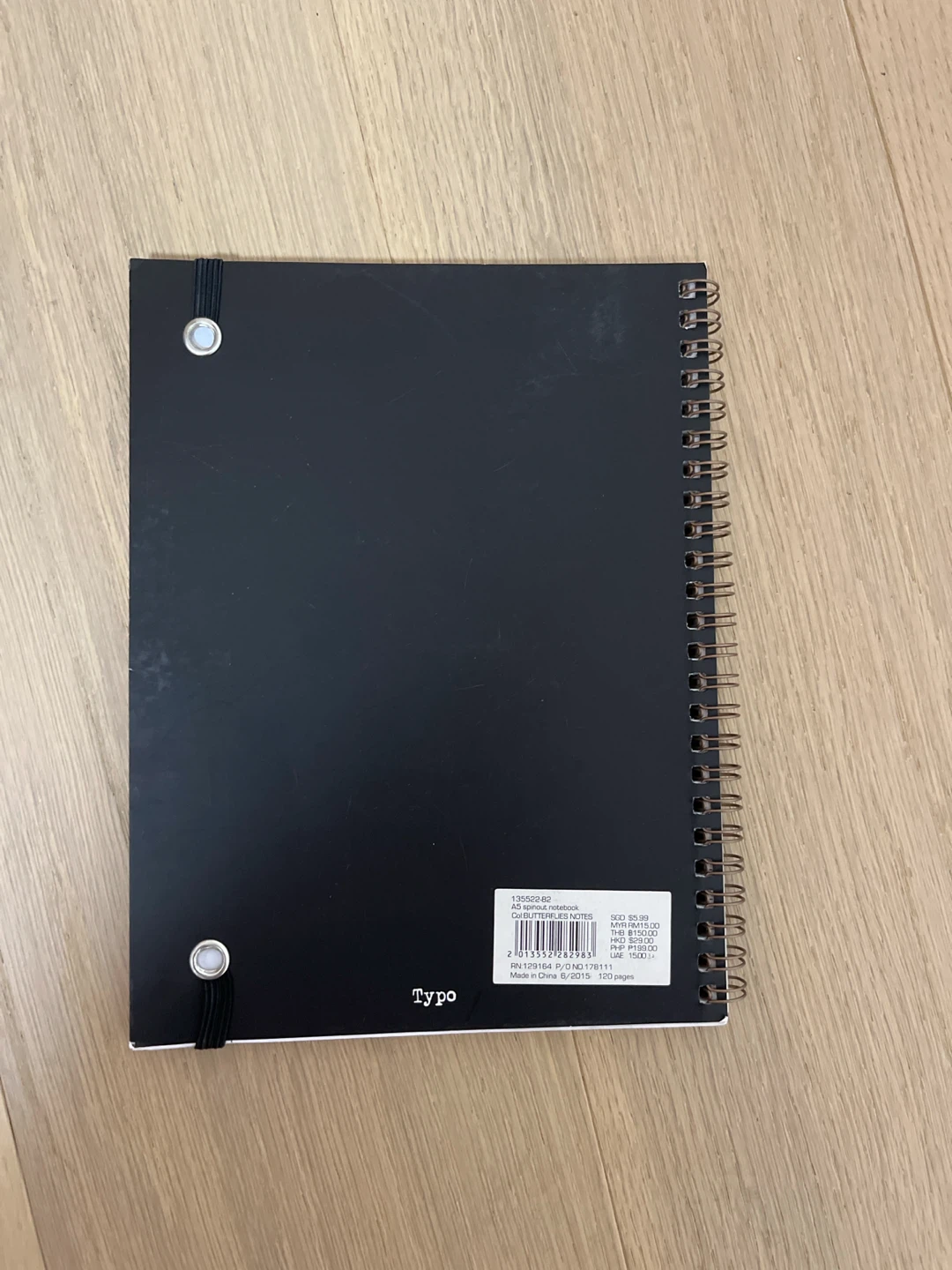 Typo Butterfly Spiral Notebook 🏈 - photo 2